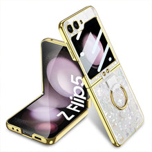 Load image into Gallery viewer, Electroplating Ring Bracket Suitable For Samsung Galaxy Z Flip5 - mycasety2023 Mycasety