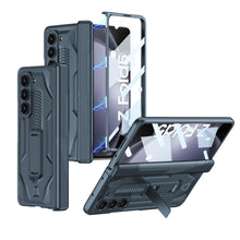 Load image into Gallery viewer, Magnetic Armor All-included Hinge Holder Case With Back Screen Protector For Samsung Galaxy Z Fold5 Fold4 Fold3 - mycasety2023 Mycasety