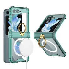 Load image into Gallery viewer, Magnetic MagSafe Airbag Ring Hinge Phone Case For Samsung Galaxy Z Flip5 Flip4 Flip3