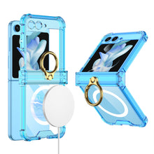 Load image into Gallery viewer, Magnetic MagSafe Airbag Ring Hinge Phone Case For Samsung Galaxy Z Flip5 Flip4 Flip3