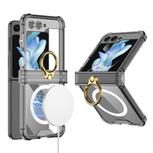 Load image into Gallery viewer, Magnetic MagSafe Airbag Ring Hinge Phone Case For Samsung Galaxy Z Flip5 Flip4 Flip3