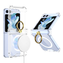 Load image into Gallery viewer, Magnetic MagSafe Airbag Ring Hinge Phone Case For Samsung Galaxy Z Flip5 Flip4 Flip3
