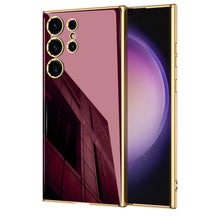 Load image into Gallery viewer, Plating Silicone Protective Phone Case For Samsung Galaxy S24 S23 Ultra Plus