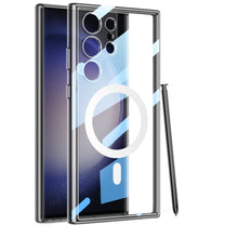 Load image into Gallery viewer, Magnetic Coil Protective Transparent Phone Case For Samsung Galaxy S24 S23 Ultra Plus