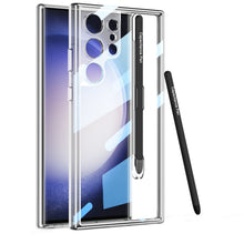 Load image into Gallery viewer, Transparent Protective Phone Case With Pen Box & Stylus For Samsung Galaxy S24 Ultra Plus