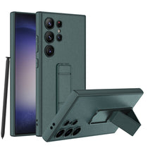 Load image into Gallery viewer, Leather Protective Phone Case With Invisible Holder For Samsung Galaxy S24 Ultra Plus