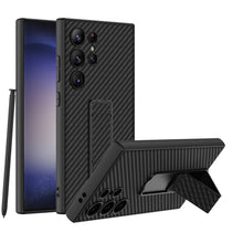 Load image into Gallery viewer, Leather Protective Phone Case With Invisible Holder For Samsung Galaxy S24 Ultra Plus