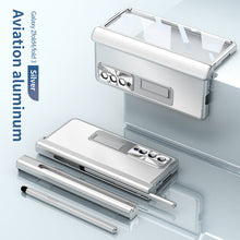 Load image into Gallery viewer, Aluminum Alloy Frame Magnetic Bracket All-Inclusive Electroplating Phone Case For Samsung Galaxy Z Fold3 Fold4 5G