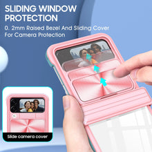 Load image into Gallery viewer, Anti-Slip Clear Acrylic Case for Samsung Galaxy Z Flip4 5G