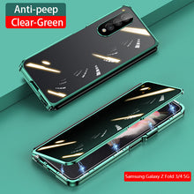 Load image into Gallery viewer, Samsung Galaxy Z Fold3 Fold4 Magnetic Double-Sided Protection Tempered Glass Aluminum Frame Phone Case