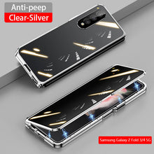 Load image into Gallery viewer, Samsung Galaxy Z Fold3 Fold4 Magnetic Double-Sided Protection Tempered Glass Aluminum Frame Phone Case