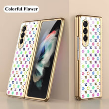 Load image into Gallery viewer, Flower Glass Case For Samsung Galaxy Z Fold 3 5G