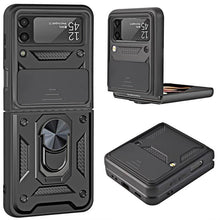 Load image into Gallery viewer, Drop Tested Cover with Magnetic Kickstand Car Mount Protective Case for Samsung Galaxy Z Flip 3 5G pphonecover
