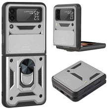 Load image into Gallery viewer, Drop Tested Cover with Magnetic Kickstand Car Mount Protective Case for Samsung Galaxy Z Flip 3 5G pphonecover
