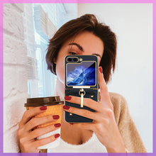 Load image into Gallery viewer, Genuine Leather Protective Phone Case For Samsung Galaxy Z Flip 5/4/3 - mycasety2023 Mycasety