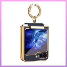 Load image into Gallery viewer, Genuine Leather Protective Phone Case For Samsung Galaxy Z Flip 5/4/3 - mycasety2023 Mycasety