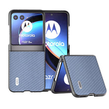 Load image into Gallery viewer, Motorola Razr 40 Ultra 2023 Case Luxury Carbon Fiber Pattern Cover - mycasety2023 Mycasety