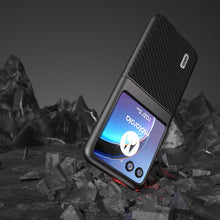 Load image into Gallery viewer, Motorola Razr 40 Ultra 2023 Case Luxury Carbon Fiber Pattern Cover - mycasety2023 Mycasety