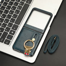 Load image into Gallery viewer, Motorola Razr 40 Ultra New Anti-Shock Business Leather Wristband Cover Case - mycasety2023 Mycasety