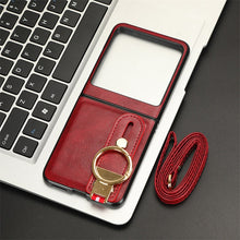 Load image into Gallery viewer, Motorola Razr 40 Ultra New Anti-Shock Business Leather Wristband Cover Case - mycasety2023 Mycasety