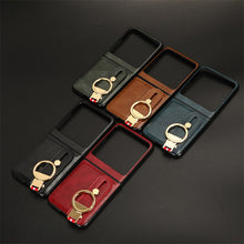 Load image into Gallery viewer, Motorola Razr 40 Ultra New Anti-Shock Business Leather Wristband Cover Case - mycasety2023 Mycasety