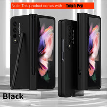 Load image into Gallery viewer, Samsung Galaxy Z Fold4 Hinge Case with Pen Slot Holder Hinge Case with Front Screen Glass Film
