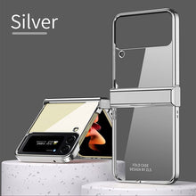 Load image into Gallery viewer, Hinge Case for Samsung Galaxy Z Flip 4 5G Case Full Protection Plating Transparent