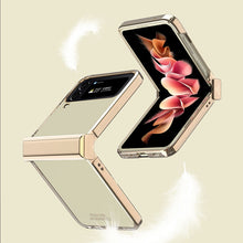 Load image into Gallery viewer, Hinge Case for Samsung Galaxy Z Flip 4 5G Case Full Protection Plating Transparent