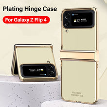 Load image into Gallery viewer, Hinge Case for Samsung Galaxy Z Flip 4 5G Case Full Protection Plating Transparent