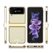 Load image into Gallery viewer, Hinge Case for Samsung Galaxy Z Flip 4 5G Case Full Protection Plating Transparent