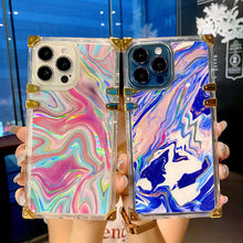 Load image into Gallery viewer, 2021 Luxury Laser Marble Pattern Baldric Protective Cover For iPhone