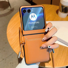 Load image into Gallery viewer, Luxury Simple Business Crossbody Lanyard Card Holder Phone Case For Motorola Razr 40 - mycasety2023 Mycasety