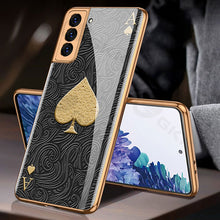 Load image into Gallery viewer, FLASH⚡SALE I 2021 Luxury Baroque Style Plating Anti-knock Protection Tempered Glass Case For Samsung S21 S21 Plus S21 Ultra