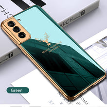 Load image into Gallery viewer, FLASH⚡SALE I 2021 Luxury Baroque Style Plating Anti-knock Protection Tempered Glass Case For Samsung S21 S21 Plus S21 Ultra