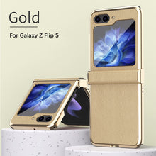 Load image into Gallery viewer, Luxury Leather Phone Case For Samsung Galaxy Z Flip3 Flip4 Flip5 - mycasety2023 Mycasety