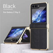 Load image into Gallery viewer, Luxury Leather Phone Case For Samsung Galaxy Z Flip3 Flip4 Flip5 - mycasety2023 Mycasety