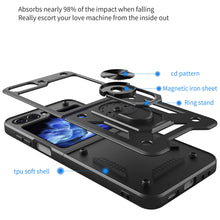 Load image into Gallery viewer, Drop Tested Cover with Magnetic Kickstand Car Mount Protective Case for Samsung Galaxy Z Flip3 Flip4 Flip5 - mycasety2023 Mycasety