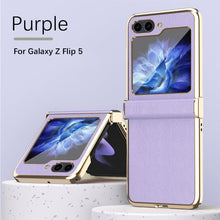 Load image into Gallery viewer, Luxury Leather Phone Case For Samsung Galaxy Z Flip3 Flip4 Flip5 - mycasety2023 Mycasety