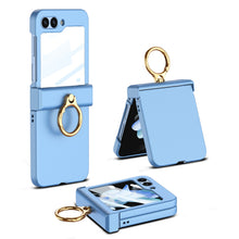 Load image into Gallery viewer, All-inclusive Protective Ring Holder Phone Case For Samsung Galaxy Z Flip5 With Back Screen Protector
