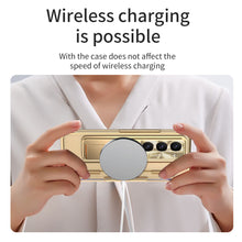 Load image into Gallery viewer, Armor Electroplated Anti-fall Protective Phone Case For Samsung Galaxy Z Fold3/4/5 With Back Screen Glass