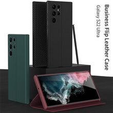 Load image into Gallery viewer, Flip Magnetic Leather Phone Case For Samsung - mycasety2023 Mycasety