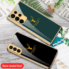 Load image into Gallery viewer, Deer Totem Electroplated Stained Glass Phone Case For Samsung - mycasety2023 Mycasety