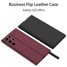 Load image into Gallery viewer, Flip Magnetic Leather Phone Case For Samsung - mycasety2023 Mycasety
