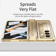 Load image into Gallery viewer, Armor Electroplated Anti-fall Protective Phone Case For Samsung Galaxy Z Fold3/4/5 With Back Screen Glass