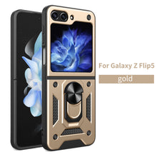 Load image into Gallery viewer, Drop Tested Cover with Magnetic Kickstand Car Mount Protective Case for Samsung Galaxy Z Flip3 Flip4 Flip5 - mycasety2023 Mycasety