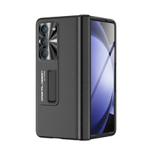 Load image into Gallery viewer, Magnetic Holder Protective Leather Phone Case With Front Protection Film For Samsung Galaxy Z Fold5 Fold4 Fold3