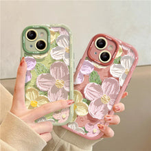 Load image into Gallery viewer, Oil Painting Flower iPhone Cream Case - mycasety2023 Mycasety