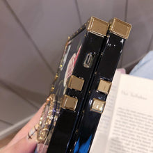 Load image into Gallery viewer, 2020 Stylish French Style Flower Lanyard Ring Phone Case for iPhone