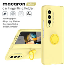 Load image into Gallery viewer, Anti-fall Protective Phone Case With Car Magnetizable Ring Holder And Film For Samsung Galaxy Z Fold5 Fold4 Fold3 - mycasety2023 Mycasety