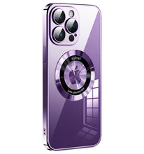 Load image into Gallery viewer, Magnetic Magsafe Electroplated Clear Camera Screen All-inclusive Protective iPhone Case - mycasety2023 Mycasety